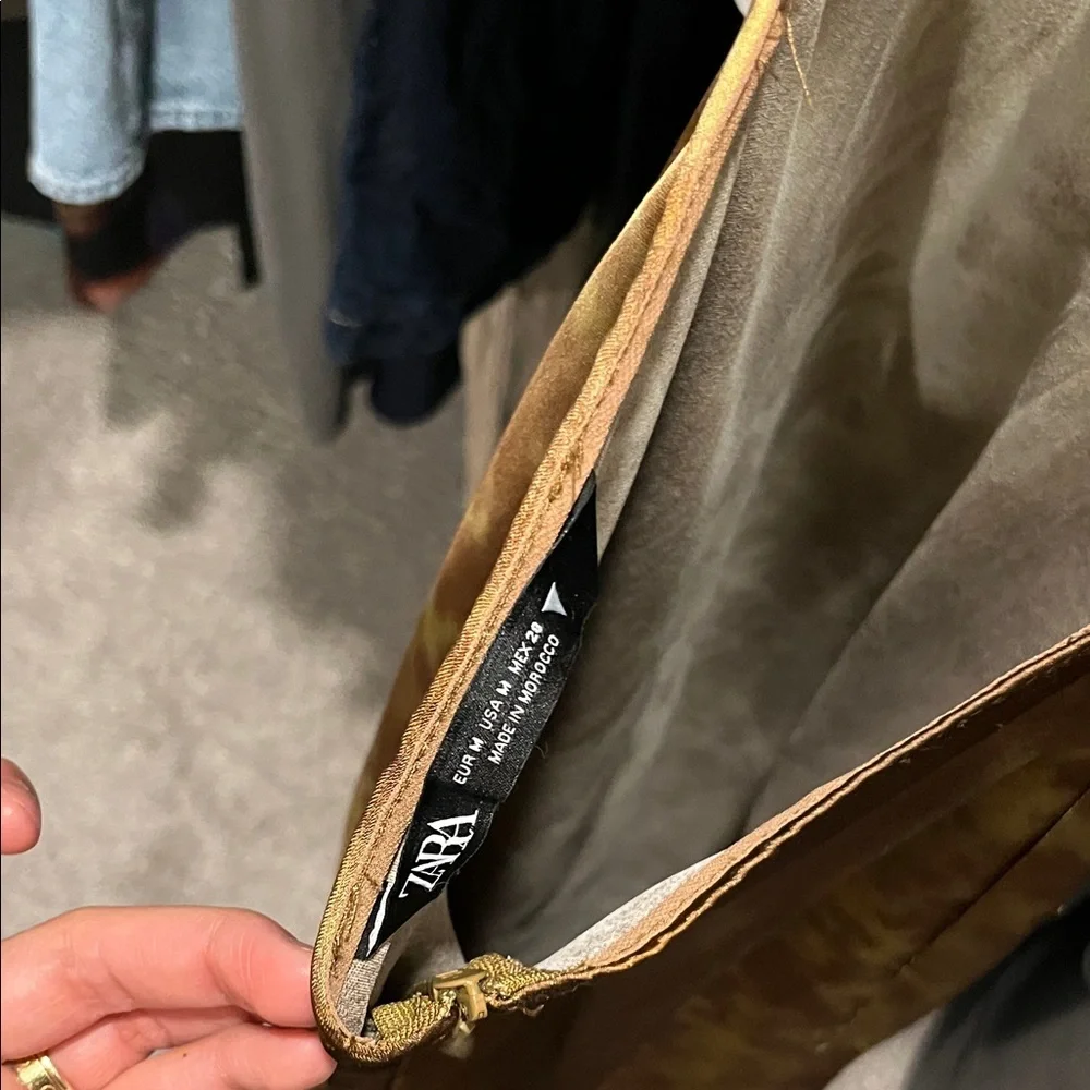 Zara Brown Tie-Dye Maxi Dress - Picture 7 of 8